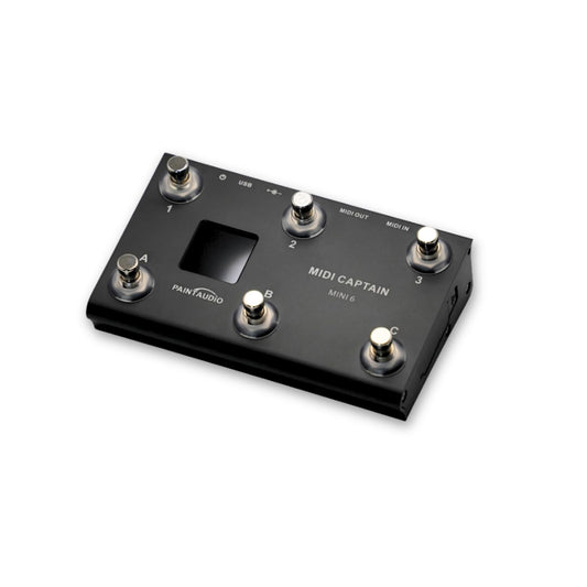 Paint Audio MIDI Captain MINI 6 Foot Controller Multi-Effects Keyboards Synthesizer USB-MIDI DAW DSP Software USB-HID Support Multi-state Switch Cycling(MIDI Captain MINI 6)