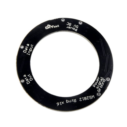 7 X WS2812B RGB LED Rings 7 Bits 5050 Lamp Light with Integrated Drivers, Full Color, Individually Addressable for Arduino ESP8266 Raspberry Pi ESP32 (Pack of 5pcs)