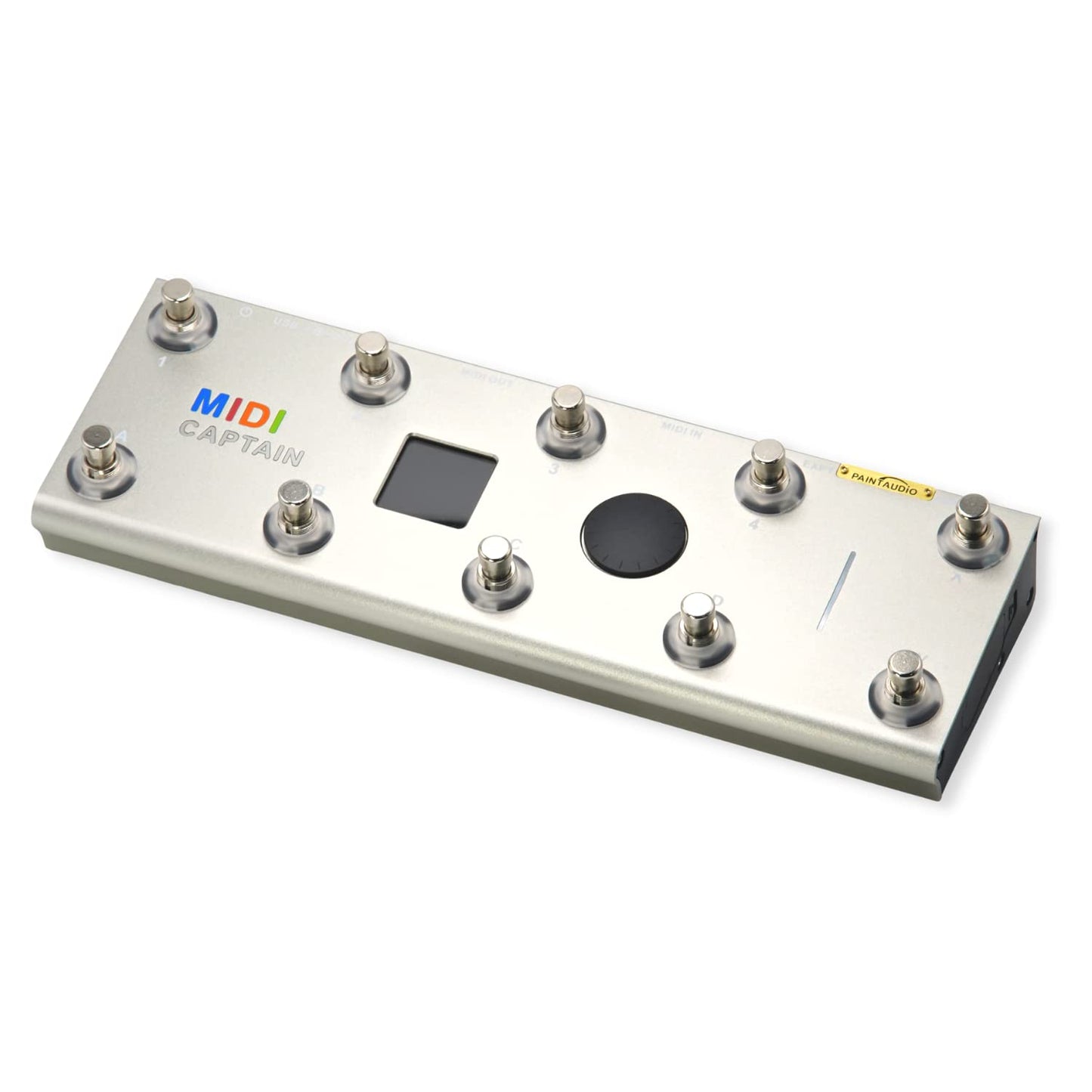 PAINTAUDIO MIDI Captain Foot Controller Multi-Effects Keyboards Synthesizer USB-MIDI musical software Bias with Time Engine Function Support all PC/CC/Note commander 10 Foot Switches
