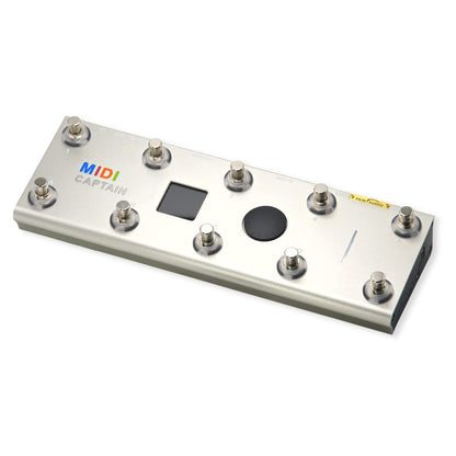 PAINTAUDIO MIDI Captain Foot Controller Multi-Effects Keyboards Synthesizer USB-MIDI musical software Bias with Time Engine Function Support all PC/CC/Note commander 10 Foot Switches