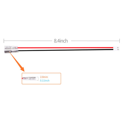 20 Pcs/Lot Zero Delay USB Encoder Jumper Wires Terminals Size 0.110 (2.8mm) Compatible with SANWA Arcade Buttons, Seimitsu, Japan Style Arcade Buttons/JST XH2.54 Plugs to .110