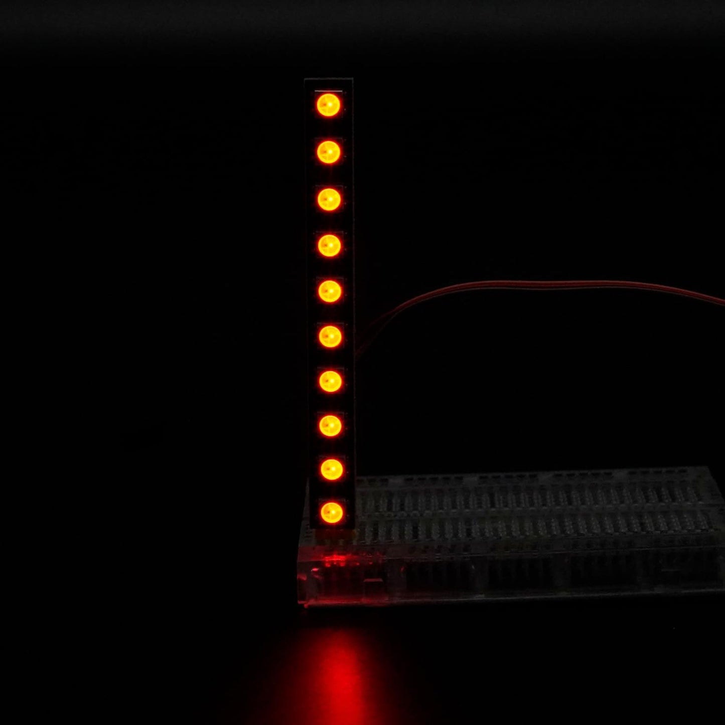 Treedix 10x10 WS2812B 5050 RGB LED Light Stick Matrix Individually Addressable 10 Bit RGB LEDs with Integrated Driver Board DC 5V Compatible with Arduino and Raspberry Pi