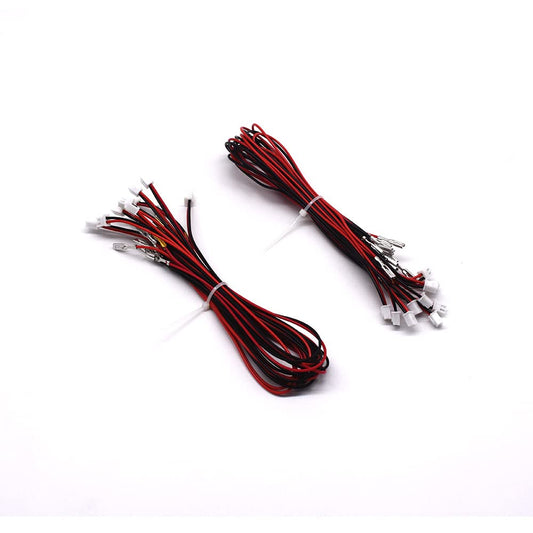 Arcity 20 Pcs Arcade Button Wires Harness Cable for Zero Delay USB Encoder PCB with 0.250" 6.3mm Terminals Compatible with Arcade LED Buttons New