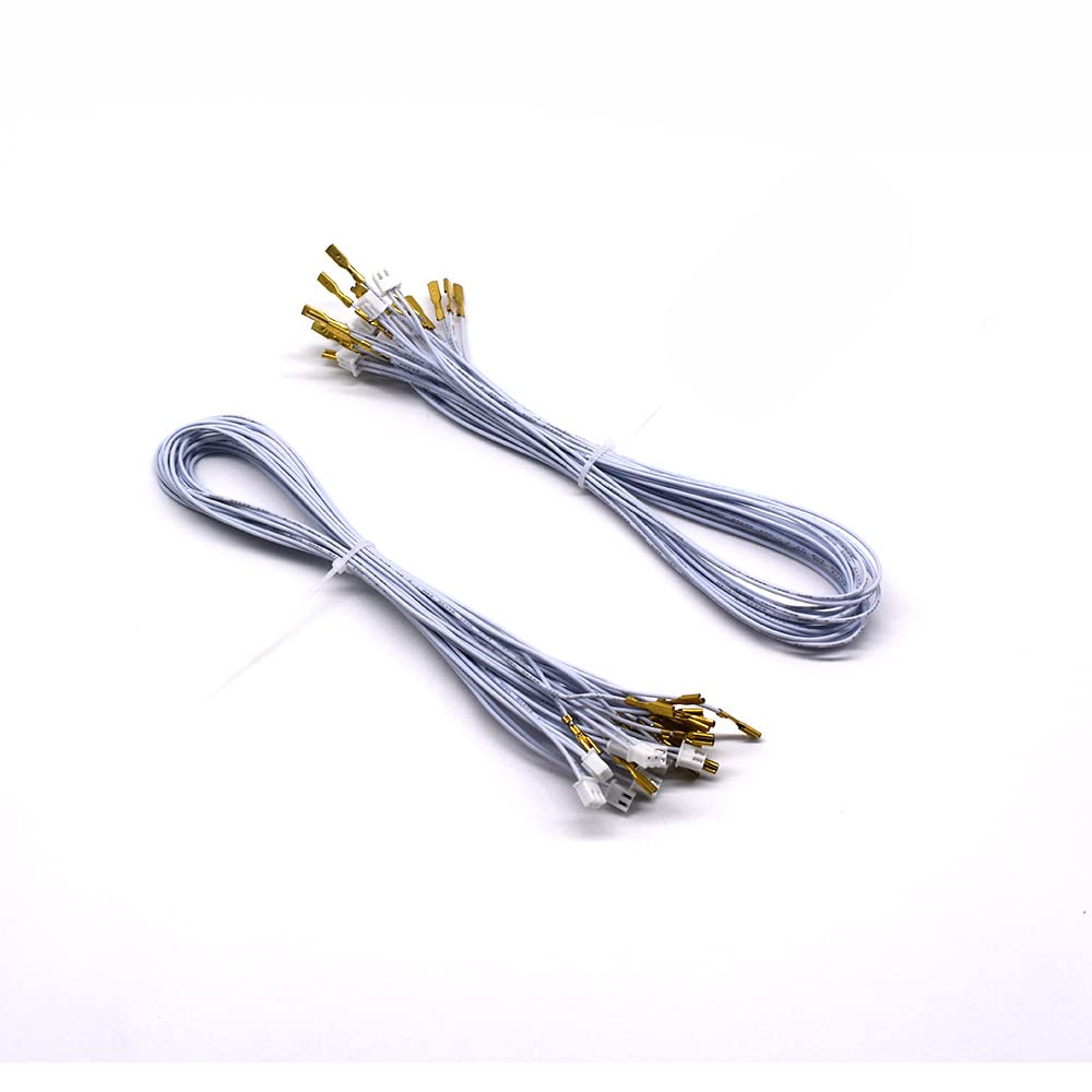 Arcity 20 Pcs Arcade Button Wires Harness Cable for Zero Delay USB Encoder PCB with 0.250" 6.3mm Terminals Compatible with Arcade LED Buttons New