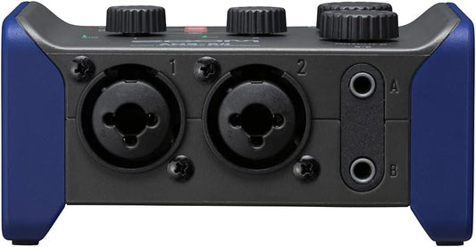 Zoom AMS-24 USB Audio Interface for Musicians & Podcasters with 2 Inputs, 4 Outputs, Loopback, Direct Monitoring & Bus Power for PC, Mac, iOS & Android