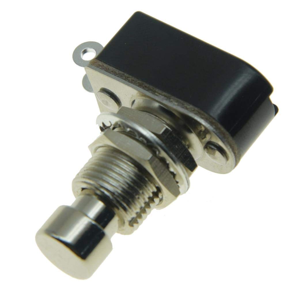 Dopro Pack of 2 SPST 2-Pin Momentary Soft Touch Push Button Electric Guitar Pedal Foot Switch OFF(ON)