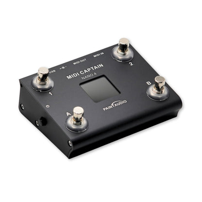 Paint Audio MIDI Captain MINI 6 Foot Controller Multi-Effects Keyboards Synthesizer USB-MIDI DAW DSP Software USB-HID Support Multi-state Switch Cycling(MIDI Captain MINI 6)