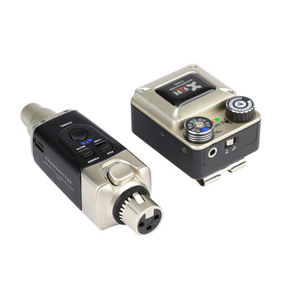 Xvive U45 Wireless in Ear Monitor System 5.8ghz IEM System Transmitter and bodypack Receiver for Studio, Band Rehearsal, Live Performance, Channel Scan Mode