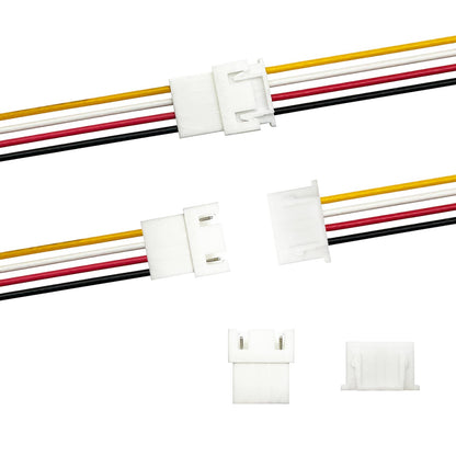 40pcs (20Pairs) JST XH 2.54mm 3Pin Mini Micro Male and Female Connection Cable Plug with Terminal Connector Wire Cable 100mm 26AWG