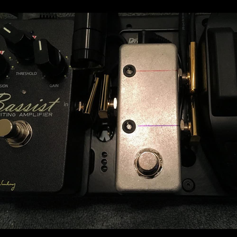 Gebildet 2pcs Momentary Soft Touch Foot Switch Normally Open SPST 2 PIN Stomp Box Push Button Footswitch for Guitar Effect Pedal