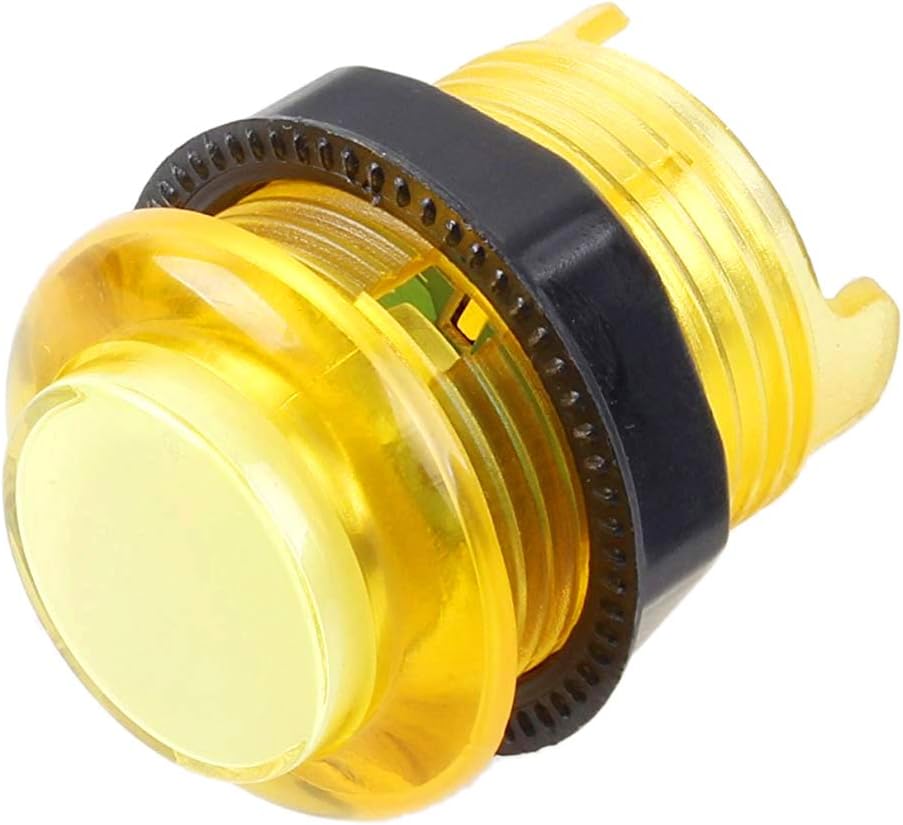EG Starts 5X 30mm Arcade LED Lights Push Button Built-in Switch 5V Illuminated Buttons for Arcade Machine Games DIY Kit Parts Jamma Mame Raspberry Pi 1 2 3 ( Each Color of 1 Piece ) & 5 Colour
