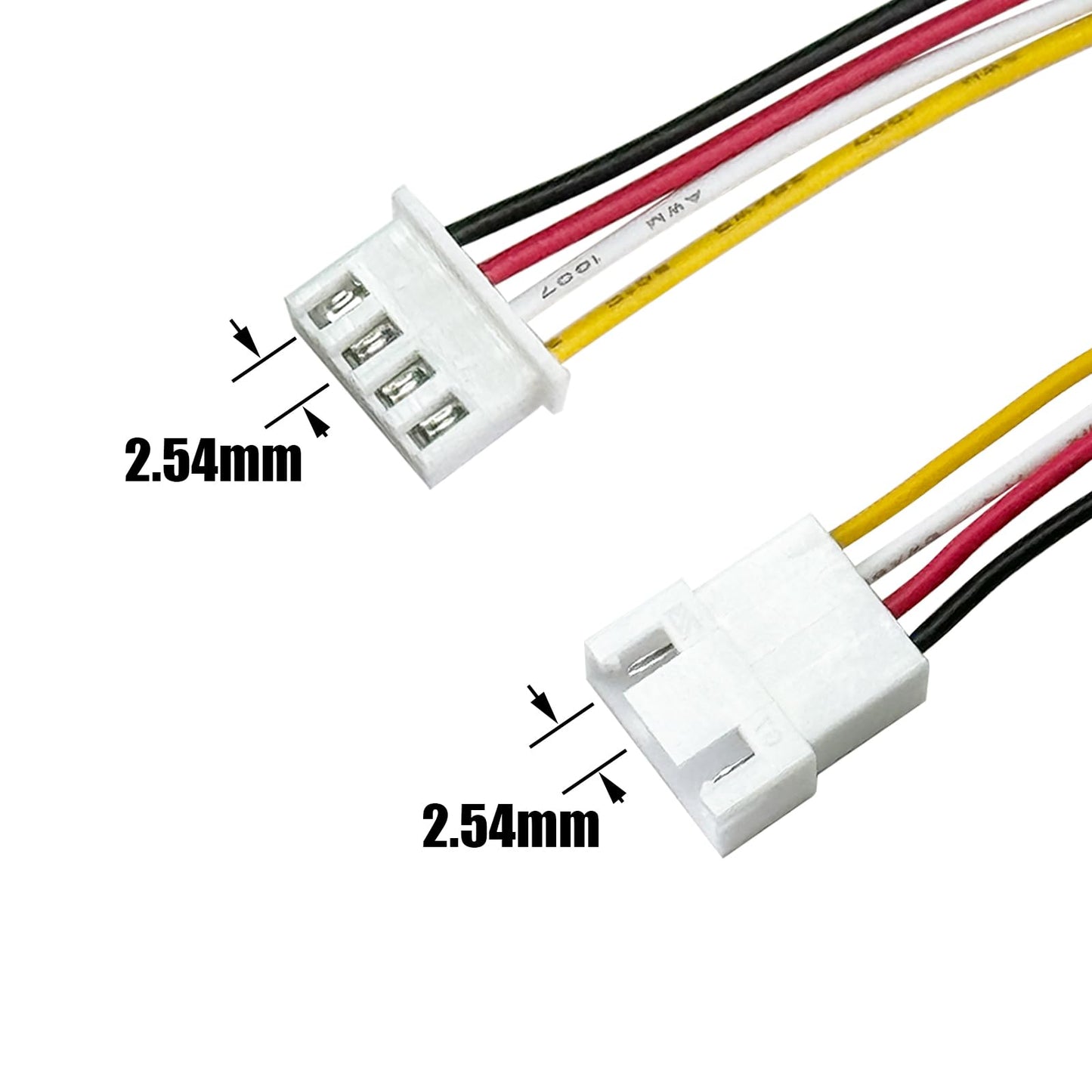 40pcs (20Pairs) JST XH 2.54mm 3Pin Mini Micro Male and Female Connection Cable Plug with Terminal Connector Wire Cable 100mm 26AWG