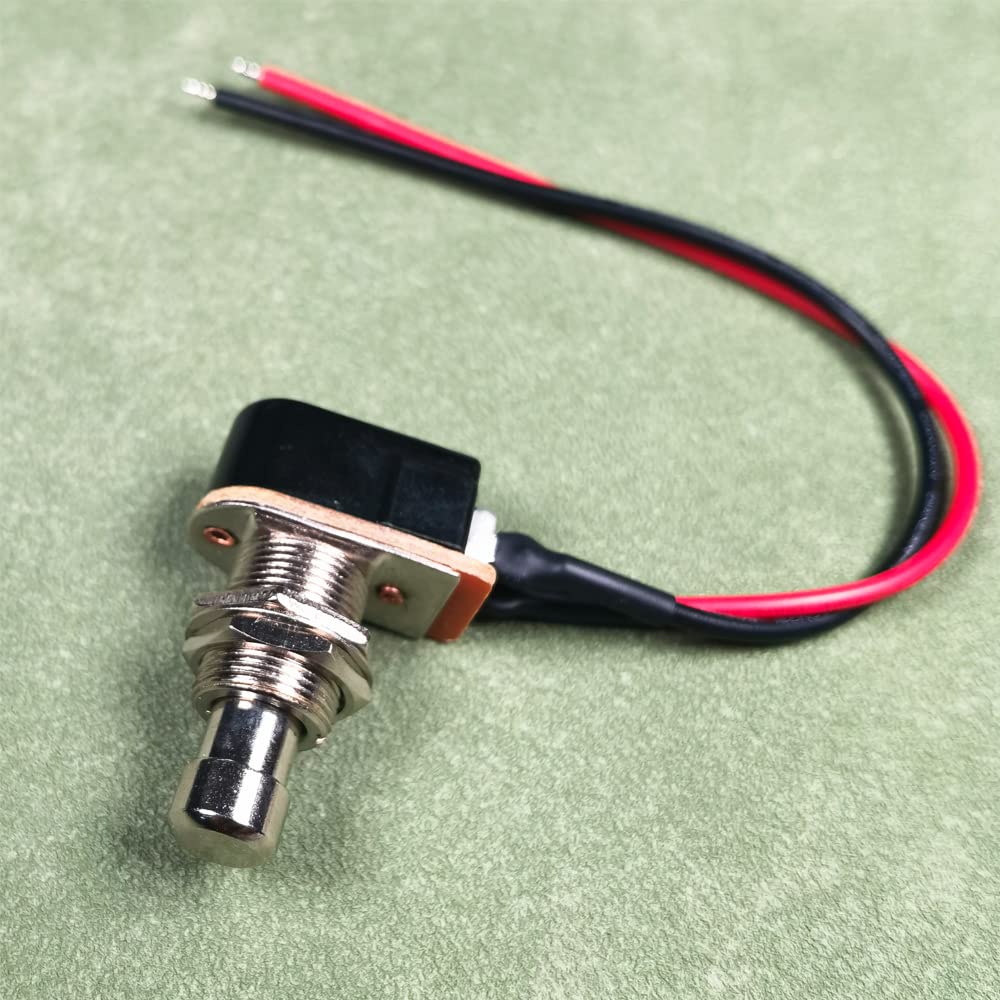 Gebildet 2pcs Momentary Soft Touch Foot Switch Normally Open SPST 2 PIN Stomp Box Push Button Footswitch for Guitar Effect Pedal