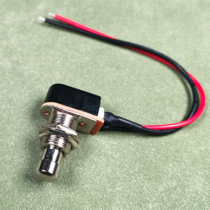 Gebildet 2pcs Momentary Soft Touch Foot Switch Normally Open SPST 2 PIN Stomp Box Push Button Footswitch for Guitar Effect Pedal