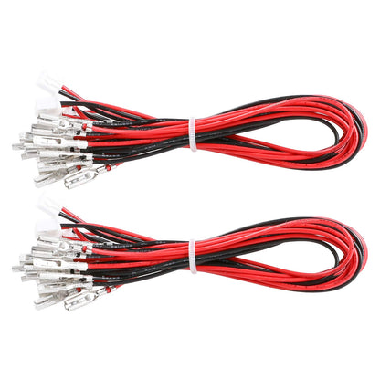20 Pcs/Lot Zero Delay USB Encoder Jumper Wires Terminals Size 0.110 (2.8mm) Compatible with SANWA Arcade Buttons, Seimitsu, Japan Style Arcade Buttons/JST XH2.54 Plugs to .110