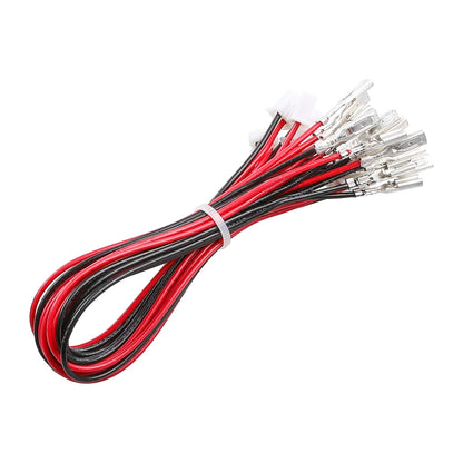 20 Pcs/Lot Zero Delay USB Encoder Jumper Wires Terminals Size 0.110 (2.8mm) Compatible with SANWA Arcade Buttons, Seimitsu, Japan Style Arcade Buttons/JST XH2.54 Plugs to .110