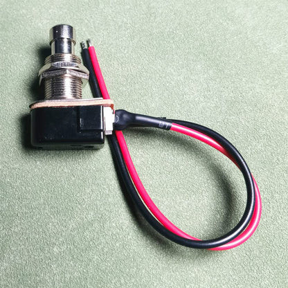Gebildet 2pcs Momentary Soft Touch Foot Switch Normally Open SPST 2 PIN Stomp Box Push Button Footswitch for Guitar Effect Pedal